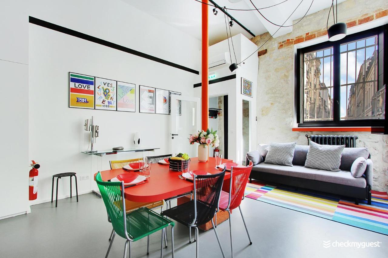 Authentic Apartment - 2Br-6P - Le Marais Paris Exteriör bild