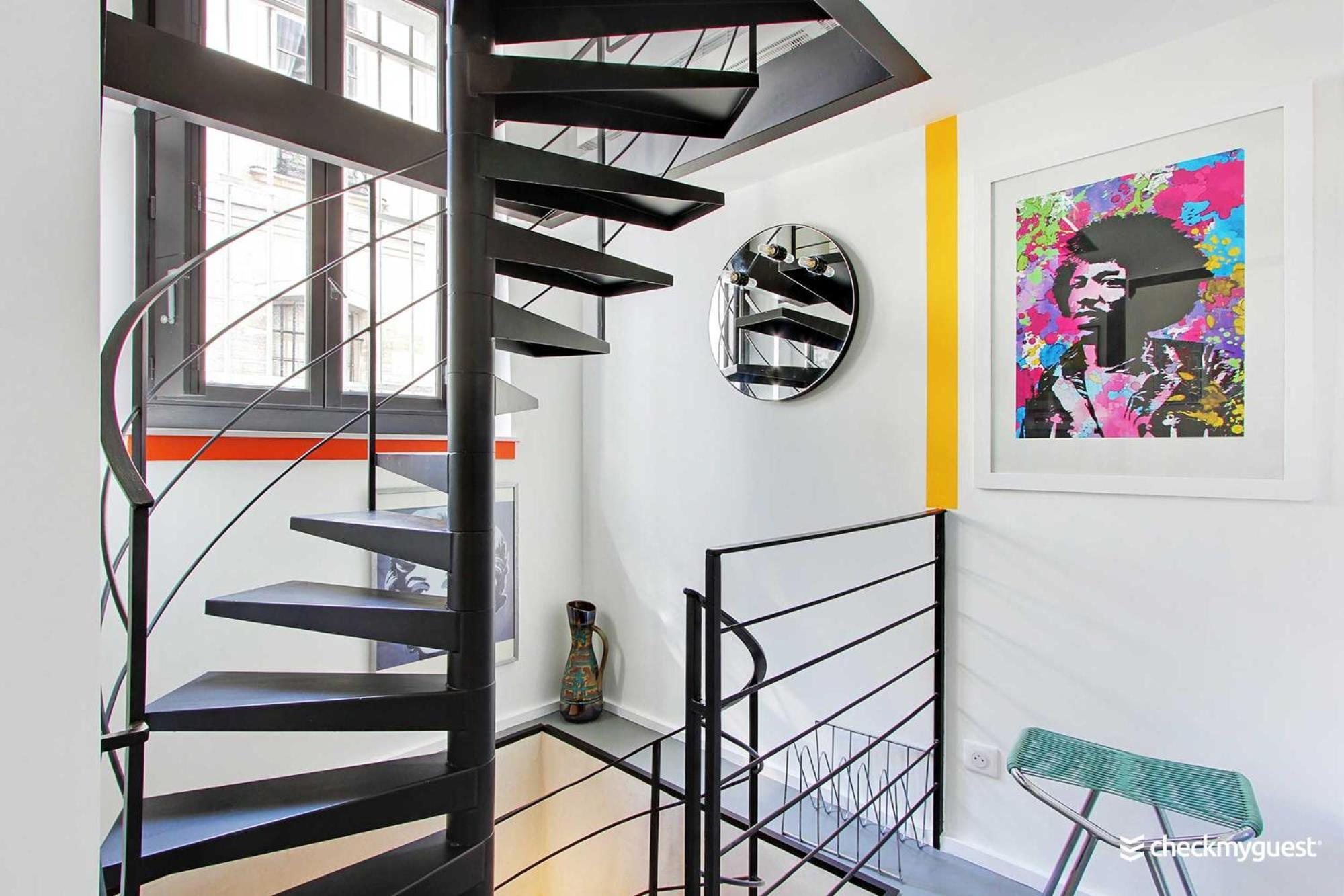 Authentic Apartment - 2Br-6P - Le Marais Paris Exteriör bild