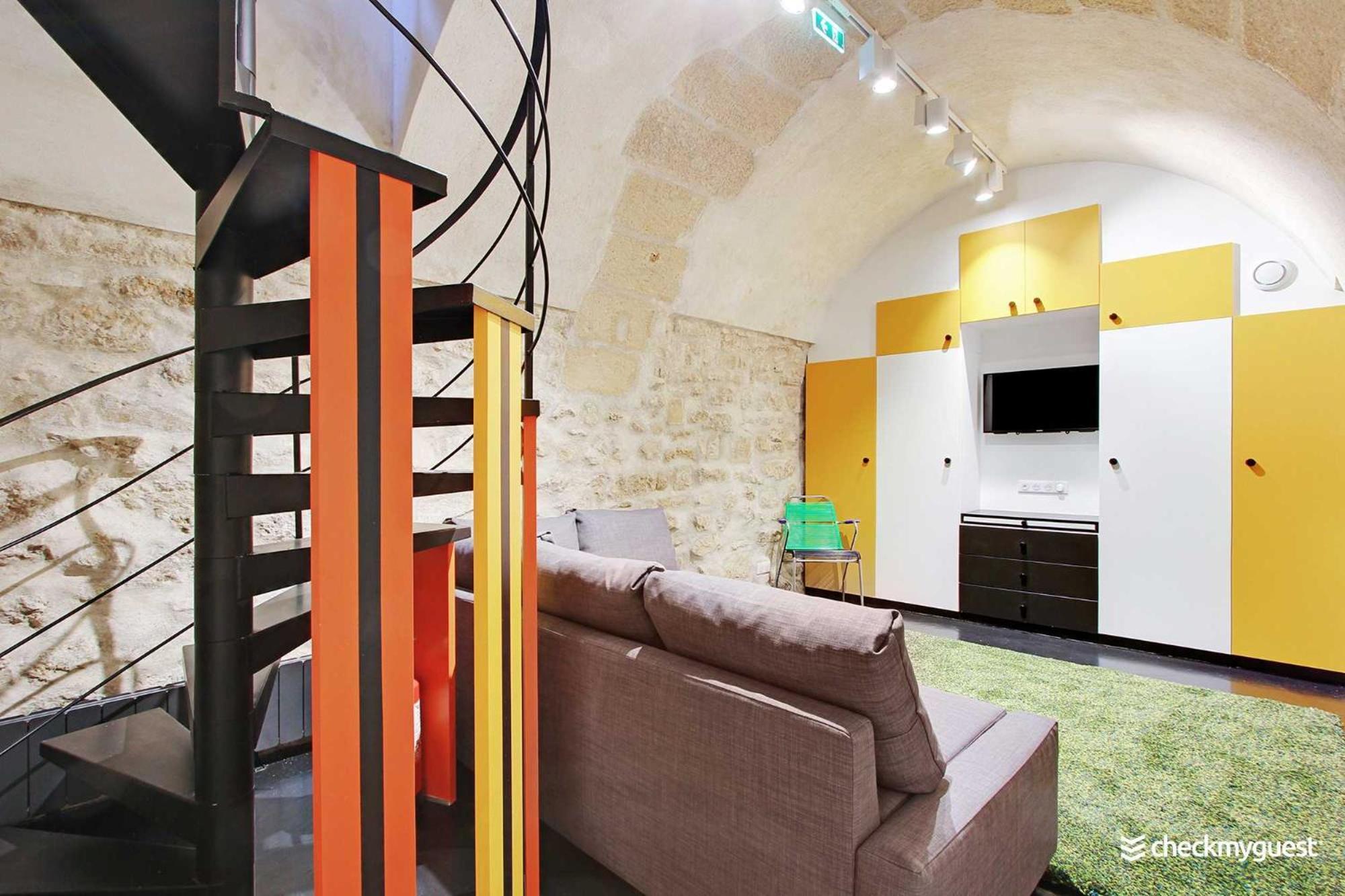 Authentic Apartment - 2Br-6P - Le Marais Paris Exteriör bild