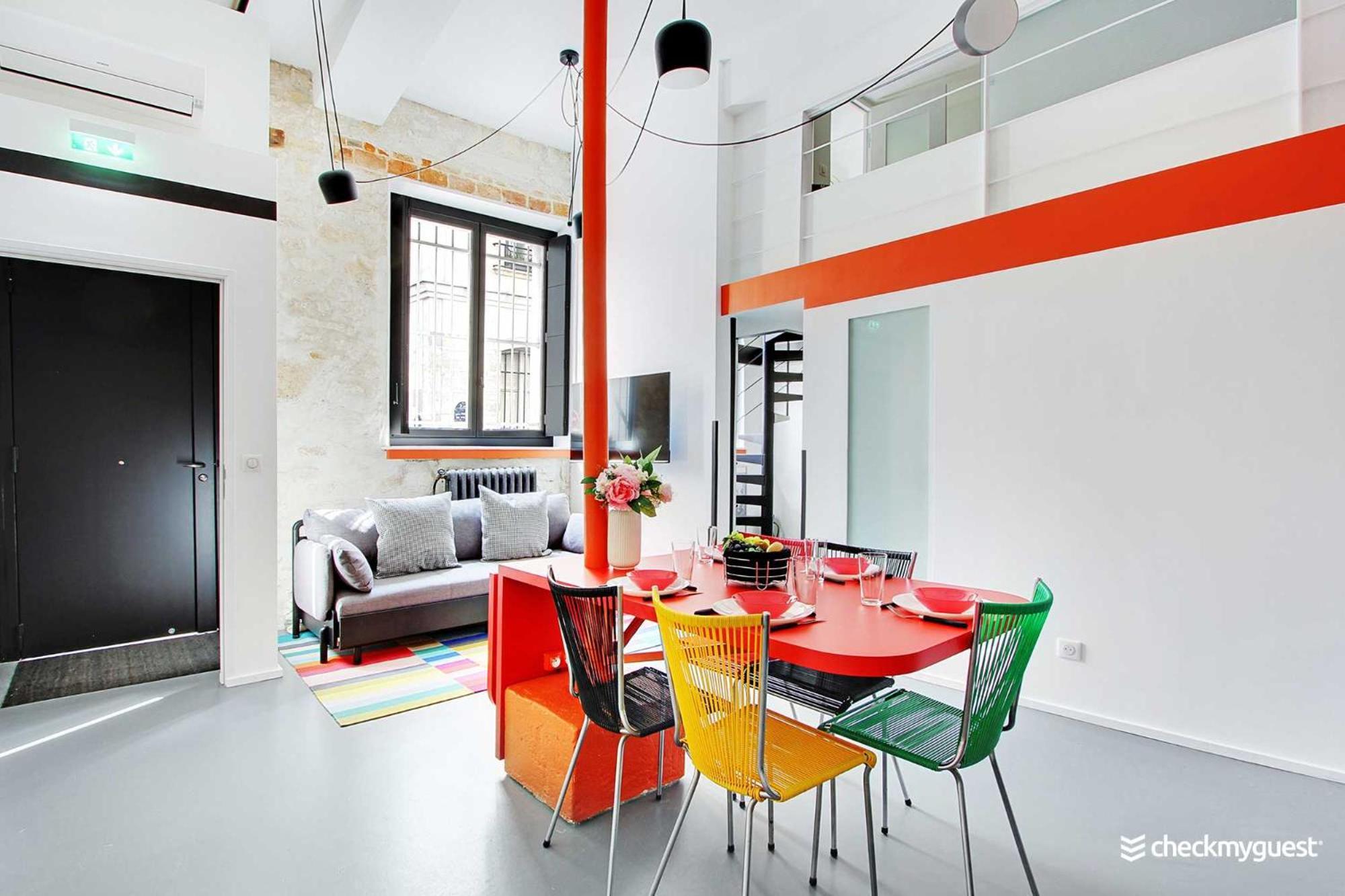 Authentic Apartment - 2Br-6P - Le Marais Paris Exteriör bild